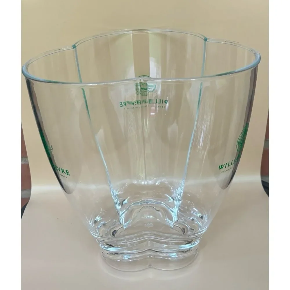 Rare New William Fevre Triple Bottle Champagne Acrylic ￼Bucket